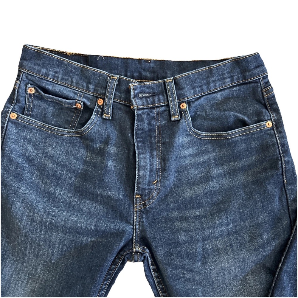 Levi Strauss Co 512 Slim Taper Jeans Blue Wash Mens W32 L32 - Picture 10 of 10